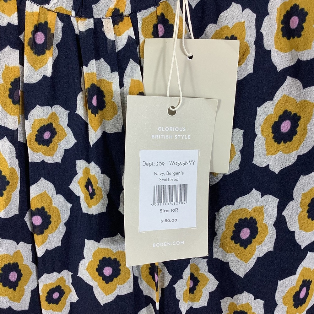 Boden Bergenia Dress Size 10R Floral NWT - Picture 6 of 6